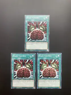 Yugioh Brain Control LED7-EN042 Mixed Editions Common NM/LP X3 - Image 1