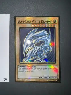YuGiOh! Blue-Eyes White Dragon MAGO-EN001 Gold Rare English 1st Edition NM - Image 1