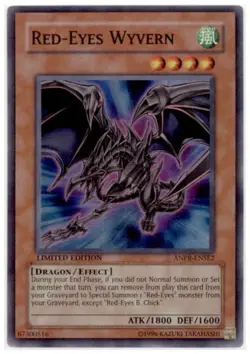 Red-Eyes Wyvern - ANPR-ENSE2 - Super Rare - Limited Edition - Lightly Played - Image 1