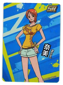 Nami SR OPOSED1-SR-03 One Piece Anime TCG CCG Anime Card - Image 1