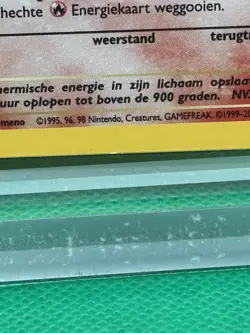 2000 Pokemon German Unlimited Jungle Flareon Holo Card 3/64 - Image 3