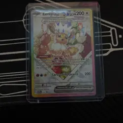 Pokemon Eevee EX 174 Prismatic Evolutions SPC Promo Card NM - Image 1