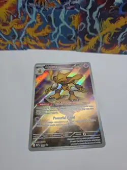 Alakazam 009 Mega Evolution Black Star ETB Promo Pokemon Card - Image 2