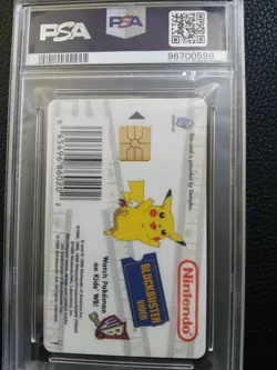 1999 POKEMON SNAP SMART CARD PSA 8 BLOCKBUSTER VIDEO VINTAGE NINTENDO PIKACHU - Image 4