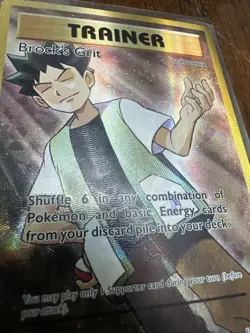 Brock's Grit 107/108 XY Evolutions Full Art Holo Rare Trainer Card NM Condition - Image 3