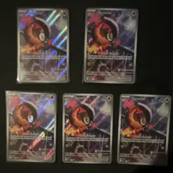 Pokemon TCG Charcadet SV074 Holo Lot 5 Cards English, Pokemon center exclusive - Image 1
