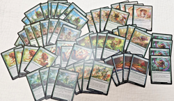 MTG Bloomburrow Set With About 344 Non-Foil Common Cards 76 Different Cards Lot - Image 4
