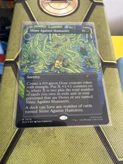 Slime Against Humanity 7078 NM Rainbow Foil SECRET LAIR (SLD) MTG - Image 1
