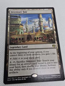Wizards Inventors' Fair Kaladesh Legendary Land Rare Regular Colorless 247 - Image 1