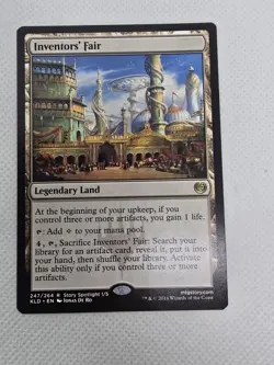 Wizards Inventors' Fair Kaladesh Legendary Land Rare Regular Colorless 247 - Image 2