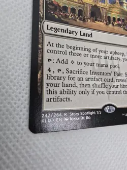 Wizards Inventors' Fair Kaladesh Legendary Land Rare Regular Colorless 247 - Image 3