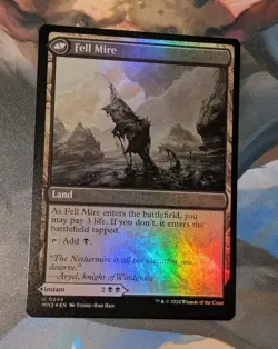 MTG *FOIL* Modern horizons 3 Uncommon FELL THE PROFANE NM - Image 2