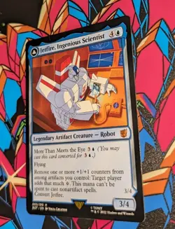 MTG Universes Beyond Mythic JETFIRE INGENIOUS SCIENTIST NM - Image 1