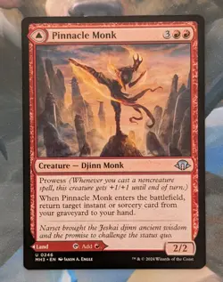 MTG Modern horizons 3 Uncommon PINNACLE MONK NM - Image 1