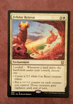 MTG Phyrexia: All will be One Commander FELIDAR RETREAT NM - Image 1