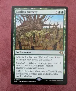 MTG Lorwyn Eclipsed Rare SAPLING NURSERY NM - Image 1