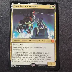Magic The Gathering- Dark Leo & Shredder - Teenage Mutant Ninja Turtles (TMT) - Image 1