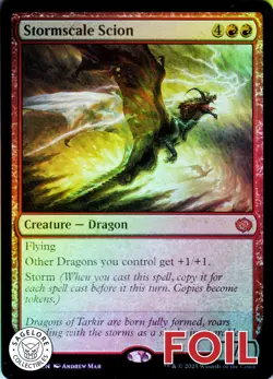 Stormscale Scion - Foil - Tarkir: Dragonstorm - 123 NM - Image 1