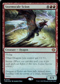 Stormscale Scion - Foil - Tarkir: Dragonstorm - 123 NM - Image 2