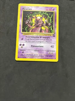 Pokemon Card Mewtwo 14-no Holo-Ita- Promo-Nm! - Image 3