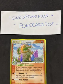 Pokemon Card Ludicolo 6/100-Ex Guardiani Dei Cristalli - Eng-Stamped- Holo-Mint! - Image 2