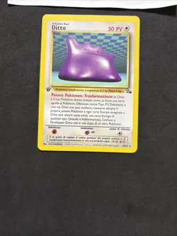Pokemon Card Ditto 18/62 1ST- Ita-No Holo-Exc! - Image 3