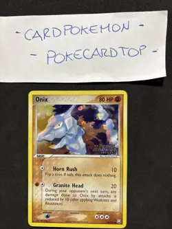 Pokemon Card Onix 69/109-EX Team Rocket Returns-Eng-Holo-stamped-nm/mint! - Image 2