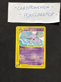Pokemon Card Espeon 11/147-Aquapolis-eng-no Holo-nm! - Image 1
