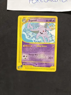 Pokemon Card Espeon 11/147-Aquapolis-eng-no Holo-nm! - Image 3