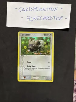 Pokemon Card Zigzagoon 74/106-Stamped-Holo-eng-nm/Mint! - Image 1