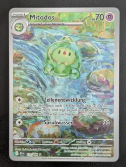 Mitodos Black Bolt Pokemon TCG Full Art Rare 119/086 Near Mint Deutsch - Image 1