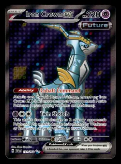 Iron Crown ex 191/162 Ultra Rare Temporal Forces Pokemon Card - Image 1