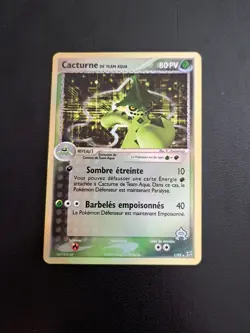 Carte Pokemon CACTURNE 1/95 Holo REVERSE Bloc EX Team Aqua VS Team Magma FR Exc - Image 1