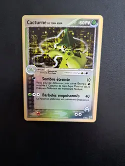 Carte Pokemon CACTURNE 1/95 Holo REVERSE Bloc EX Team Aqua VS Team Magma FR Exc - Image 5