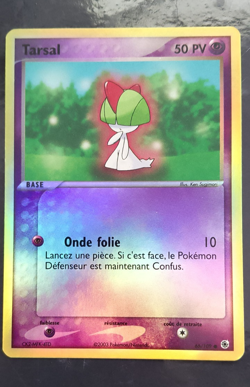 Carte Pokemon REVERSE Tarsal 66/109 EX Rubis Saphir Bloc EX FR - Image 1