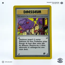 RAID NOCTURNE 77/82 Team Rocket Edition 2 ED2 VF FR Carte Pokemon - Image 2