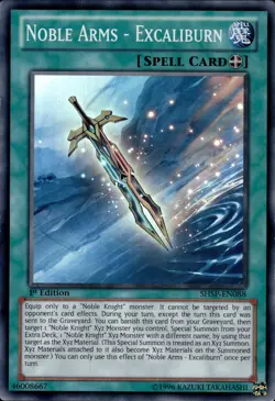 Noble Arms - Excaliburn - Super Rare 1st Edition SHSP-EN088 - LP - YuGiOh - Image 1