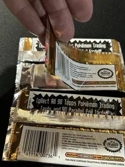 1999 Topps Pokemon TV Animation Green Logo - NO CARDS, 2 EMPTY, PACKAGES ONLY - Image 4