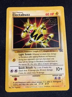 Electabuzz #2 1st Movie Black Star Promo WOTC Pokemon Card VLP - Image 1