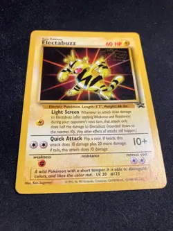 Electabuzz #2 1st Movie Black Star Promo WOTC Pokemon Card VLP - Image 4