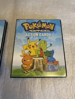 Official 2004 Pokemon Advanced Action Card Folders no cards - Image 3