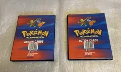 Official 2004 Pokemon Advanced Action Card Folders no cards - Image 5