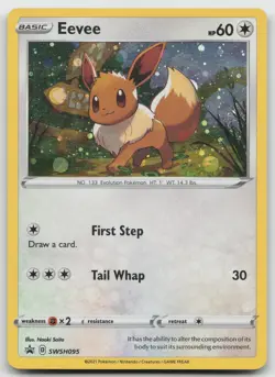 Eevee Promo Holofoil SWSH: Sword & Shield Promo Cards SWSH095 LP - Image 1