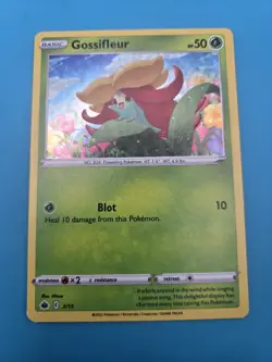 Pokemon Gossifleur Holo Rare Card 3/15 McDonald's 2022 Lp - Image 1