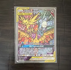 Pokemon Moltres & Zapdos & Articuno GX 300 HP Promo TAG TEAM SM210 Holo Card - Image 1
