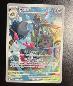 Grafaiai 223/193 Sv02: Paldea Evolved Illustration Rare Card Pokemon TCG LP - Image 1