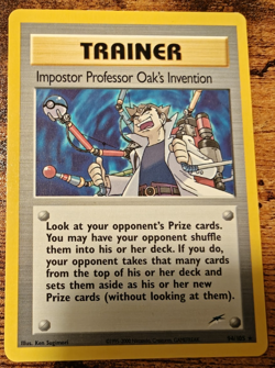 Pokemon Card - Impostor Professor Oak's Invention Neo Destiny 94/105 Rare - Image 1
