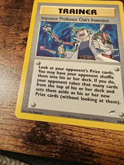 Pokemon Card - Impostor Professor Oak's Invention Neo Destiny 94/105 Rare - Image 2