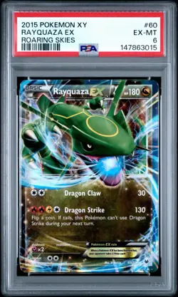 Rayquaza EX 60/108 PSA 6 Holo XY Roaring Skies Pokemon Card 🔥🔥 - Image 1