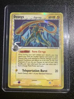 Deoxys 6/110 Delta Holo Pokemon Card Speed Forme EX Holon Phantoms 2006 - Image 1